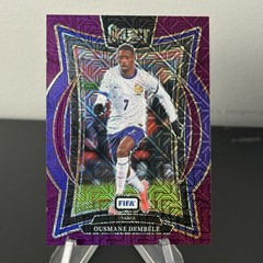 2024-25 Panini Select FIFA – Ousmane Dembele #70 Terrace Purple Mojo Prizm