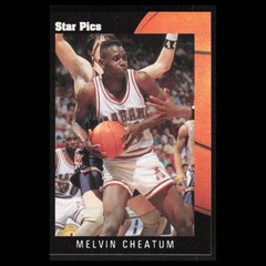 Melvin Cheatum #12 1991 Star Pics Alabama Crimson Tide Basketball Card NBA NM