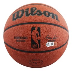 Magic Johnson, Larry Bird & Julius « Dr. J. » Erving Signed Wilson Basketball BAS
