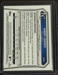 2026 Bowman Chrome Kendry Chourio 1st Bowman Speckle Refractor Auto /299