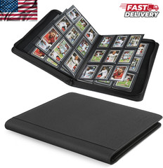 9 Pocket Toploader Binder Holds 288 Cards Zipper Trading Card Album