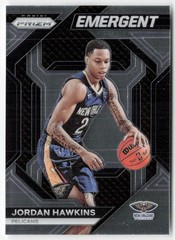 2023-24 Panini Prizm #19 Jordan Hawkins Emergent Prizms Silver