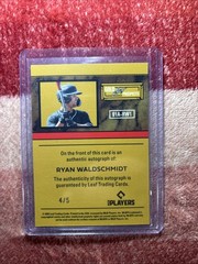 2026 Leaf Metal Ryan Waldschmidt, Ryan Waldschmidt #/5