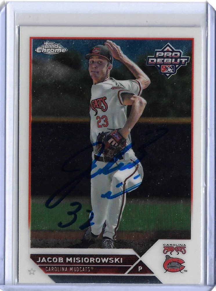 Jacob Misiorowski Autographed 2023 Topps Pro Debut Chrome #PDC72 Rookie Card RC