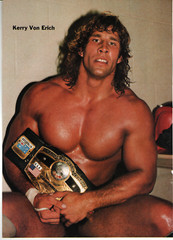 WCCW WORLD CLASS CHAMPIONSHIP WRESTLING MAG PAGE PINUP (1984) KERRY VON ERICH