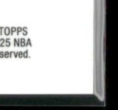 2025-26 Topps Chrome Yang Hansen #266 Blue X-Fractor RC Trail Blazers