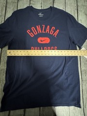 NWT Men’s Nike Gonzaga Bulldogs Cotton Tee Navy SS Large Tshirt L