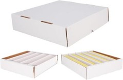 X5 BCW Quality 5000 Count Super Monster FULL LID Trading Card Slab Storage Boxes
