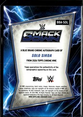 Solo Sikoa 2026 Topps Chrome WWE Auto Autograph The Bloodline