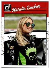 2023 Donruss Racing Retro 1990 Base #166 Natalie Decker