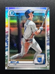 2020 Bowman Draft Bobby Witt Jr. Chrome Refractor #BD-152 Kansas City Royals
