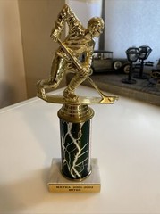Youth Hockey Trophy 9 Inches Tall h29 e