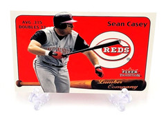 2001 Fleer Tradition Baseball Sean Casey Cincinnati Reds Lumber Company #16-LC