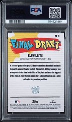 2025 BOWMAN DRAFT FINAL DRAFT SSP #FD-11 ELI WILLITS PSA 8 Washington Nationals