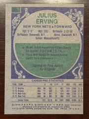1975-76 Topps Julius Erving #300 (EX) (See description)