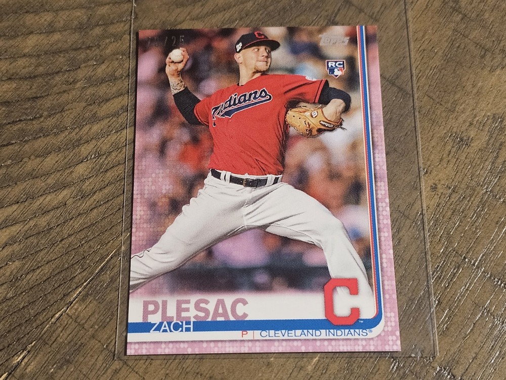 2019 Topps Update #US19 Zach Plesac RC Pink Mini SP #/25 Nmmt