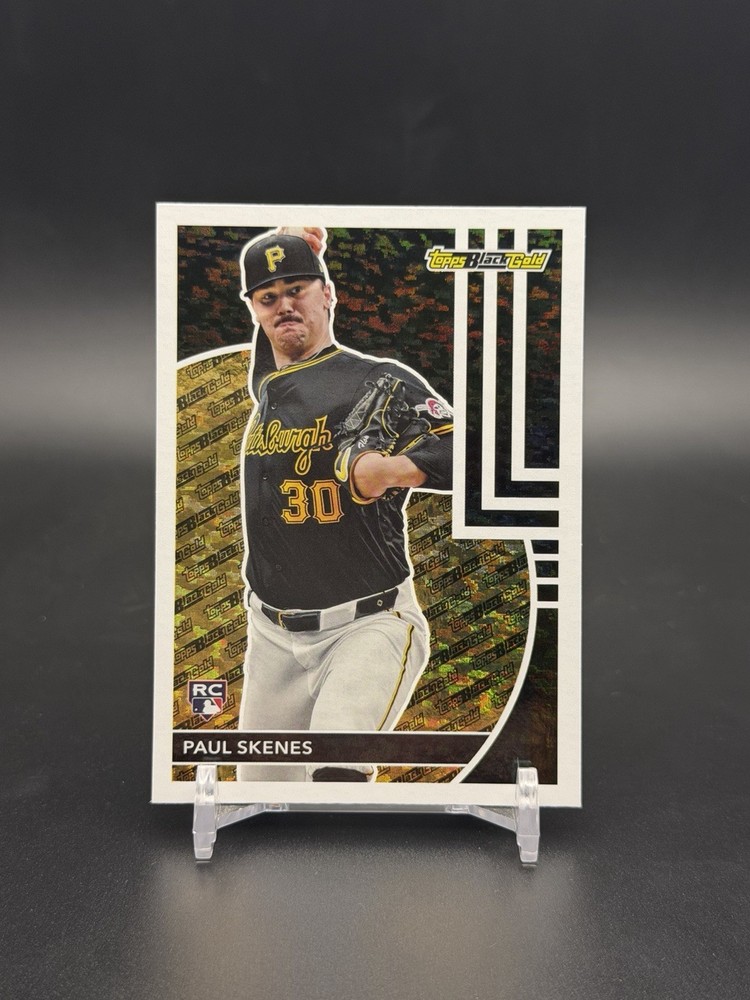 2024 Topps Update Topps Black Gold #BG-17 Paul Skenes Pittsburgh Pirates RC