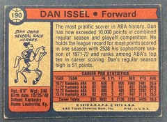 1974-75 Topps – Dan Issel #190