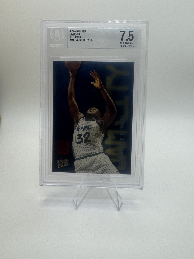 1995-96 Fleer Ultra – Jam City Shaquille O&rsquo;Neal #9 Hot Packs BGS 7.5
