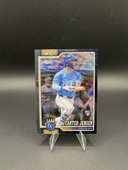 2026 Topps Chrome Baseball Carter Jensen RC Black Wave Refractor /10 Royals