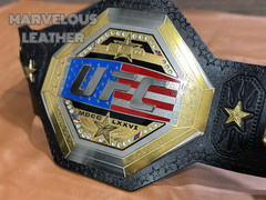 New UFC Freedom Legacy 250 Championship Belt Replica Title 4mm Brass Adult Size