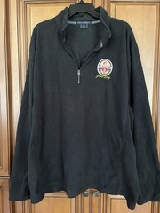 2008 Rose Bowl USC Jacket 1/4 Zip Long Sleeve Men’s 2XL Port Authority Black