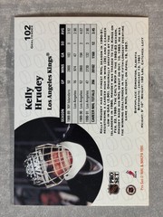 1991-92 Pro Set KELLY HRUDEY Kings « Butt to the Face » Funny Real Ice Hockey Card