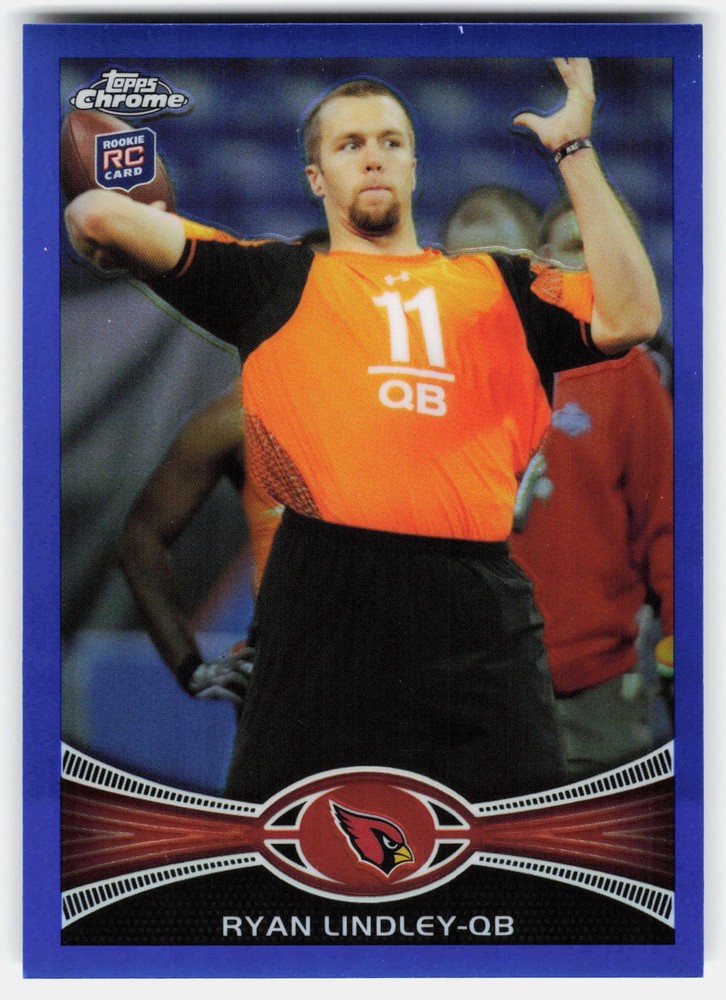 2012 Topps Chrome Purple Refractors Ryan Lindley Rookie #105 Cardinals RC,/499