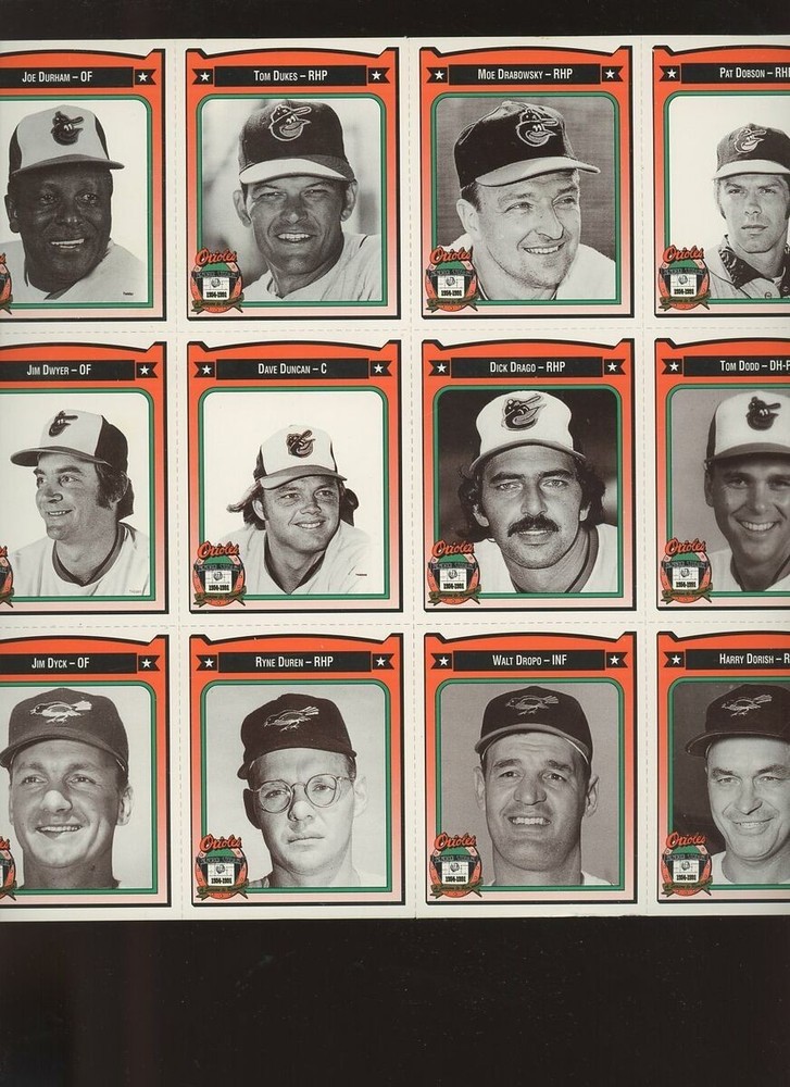 1991 Crown Gas Baltimore Orioles -You Pick your Card #1-251