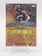 1998-99 Topps Chrome – Coast to Coast Kevin Garnett #CC8 Clean And Crisp NM+ -JR