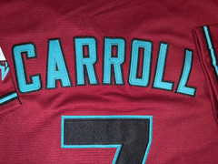 New ARIZONA DIAMONDBACKS #7 Corbin Carroll CRIMSON Jersey STITCHED Size XL