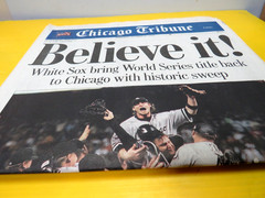 Chicago White Sox World Series Champions Tribune Complete Newspaper 10/27/2005 ⚾