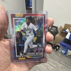 Topps Chrome 2025 #223 Lawrence Butler Oakland Athletics Baseball Trading Card