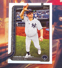 2025 Topps Series 1 – First Pitch #FP-4 Coach Al (Nicky Cass) Yankee Stadium
