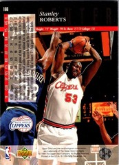 1992 Stanley Roberts 53 NBA Properties 166 Basketball Sports Trading Card