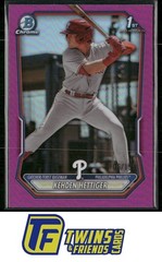 2026 Bowman #BCP-101 Kehden Hettiger Chrome Prospects Fuchsia Refractor #/199