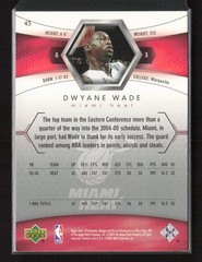 2004-05 SP Authentic #43 Dwyane Wade Miami Heat Near Mint or Better