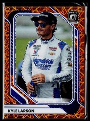 2026 Donruss #18 Kyle Larson Optic Orange Velocity