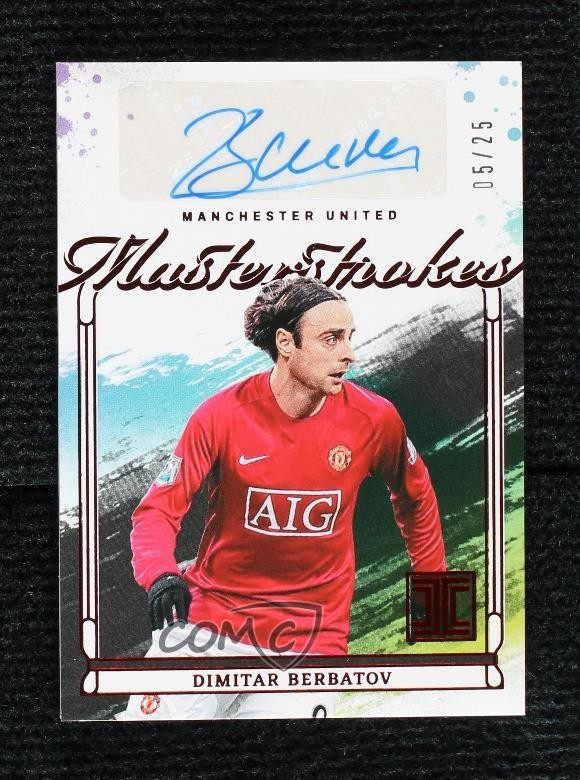 2024 Panini Impeccable Premier League Ruby 5/25 Dimitar Berbatov #M-DB Auto 0oc7