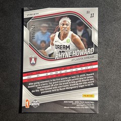 RHYNE HOWARD Blue 127/199 2025 Panini Prizm WNBA #11 Atlanta