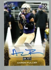 2020 Leaf Draft Autographs Gold #BA-AF1 Aaron Fuller