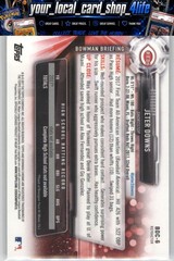 2017 Bowman Draft Chrome Refractor #BDC-6 Jeter Downs Cincinnati Reds