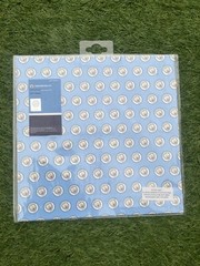 Official Manchester City 3Pk Gift Wrap Sheets 20×30 inches Christmas/birthday