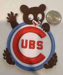 CHICAGO CUBS Vintage Style EMBROIDERED IRON ON PATCH Approx: 4”x 3” Beautiful!