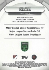 2024 Topps Major League Soccer Super Stars Yellow Variation Commons (1 – 10) MLS