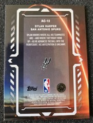 2025-26 TOPPS CHROME ACTIVATORS DYLAN HARPER #AC-12 SAN ANTONIO SPURS