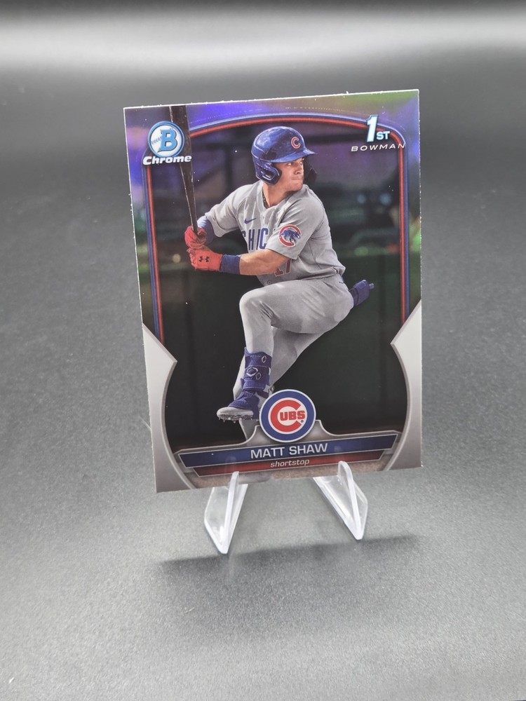 2023 Bowman Draft – Chrome Matt Shaw #BDC-33 Refractor (RC)