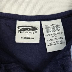 Vintage Dallas Cowboys Shirt Mens Large Blue NFL Football Polo The Edge 90s 1999