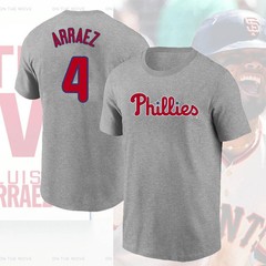 NEW – Luis Arraez #4 Philadelphia Phillies 2026 Player Name & Number Fan Apparel