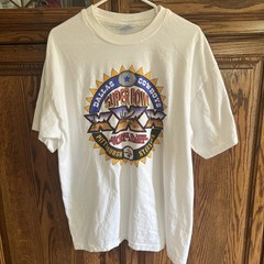 Super Bowl XXX T Shirt XL VTG 1996 NFL Sun Devil Stadium Dallas Cowboys Steelers